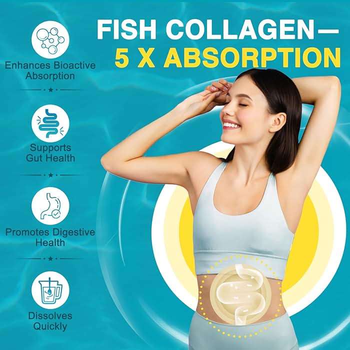 DRFOSTER Marine Collagen Peptides Powder with MSM + GC, Multi Type I & III Collagen with Hyaluronic Acid, Vitamin C & E for Skin, Hair & Nails, Wild-Caught Fish, 50 Servings - Image 6