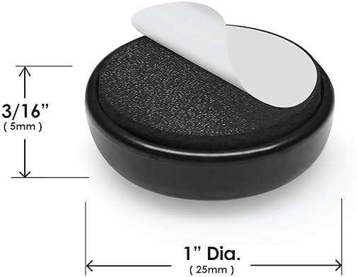 Slipstick GorillaGlides Kitchen Appliance Sliders (16 x 1” Round Glides) Self Adhesive Countertop Appliance Sliders Provide Easy Sliding and Saves Space on Counters - Image 8