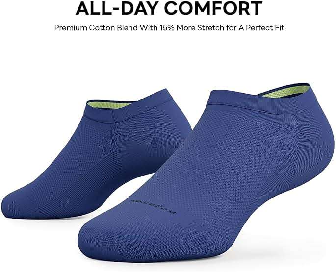 easetoe No Show Socks Men, Low Cut Ankle Short Non Slip Casual Socks - Image 5
