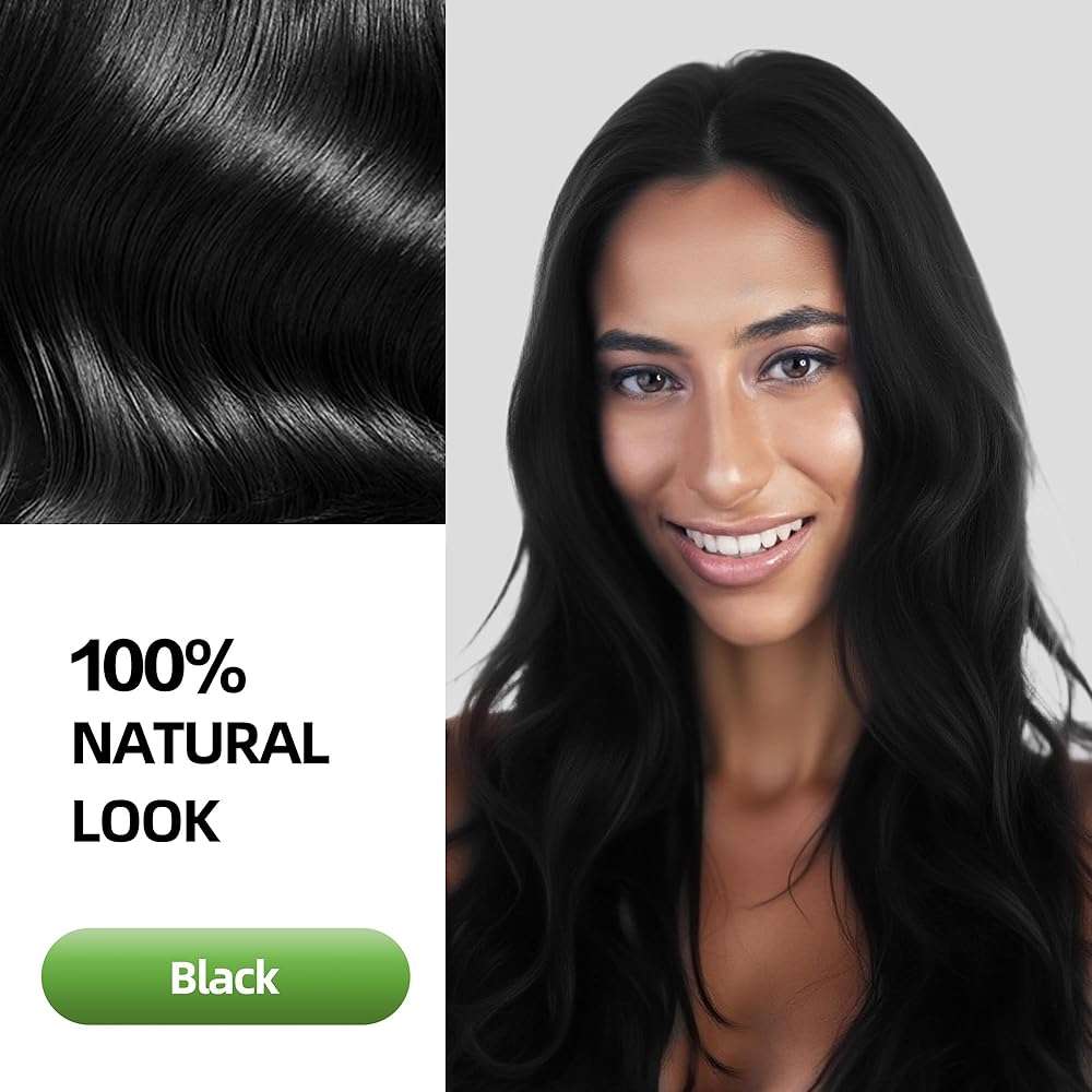 SHIHUANUO Black Hair Dye Shampoo 3 in 1 for Gray Hair Coverage, Herbal Ingredients Natural Shampoo Black Hair Dye for Women & Men/Ammonia-Free 520ml - Image 2