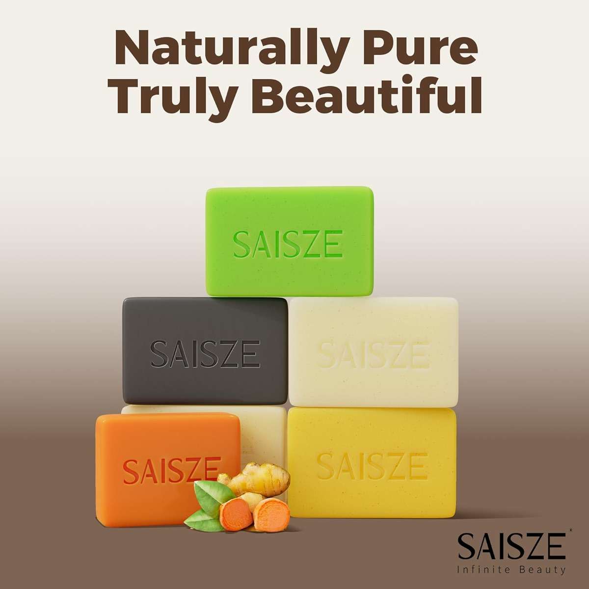 SAISZE Handmade Coconut and Shea Butter Soap - 8 oz, Cold Process, Organic Soap Enriched with Coconut oil, Shea, Body Bars for Women and Men - Image 8