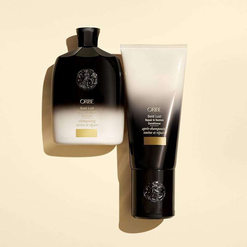 ORIBE Gold Lust Shampoo, Conditioner, Mask & Dry Heat Protection Spray Set - Image 2