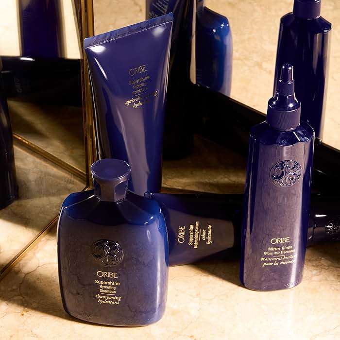 ORIBE Supershine Shampoo (8.5oz), Conditioner (6.7oz) & Styling Cream (5oz) Set - Cleanse, Condition & Hydrate Dry Hair - Add Shine & Smooth Frizz With Heat Protection - For All Hair Types - Image 7