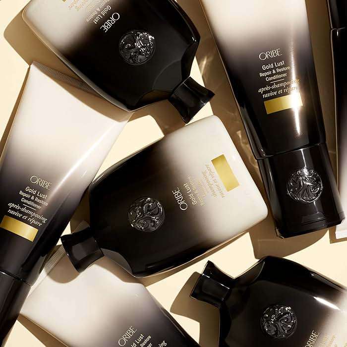 ORIBE Gold Lust Shampoo, Conditioner & Dry Heat Protection Spray Set - Image 3
