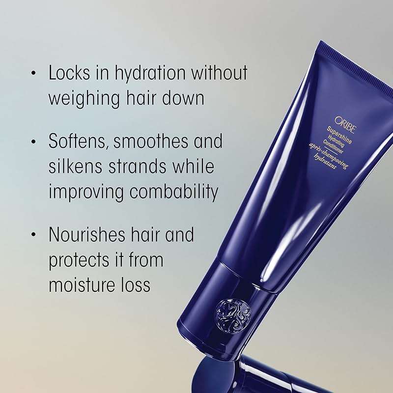 ORIBE Supershine Shampoo (8.5oz), Conditioner (6.7oz), Styling Cream (5oz) & Mirror Rinse Glass Treatment (5.9oz) Set - Moisturize & Hydrate Dry Hair For Glossy Shine - For All Hair Types - Image 3