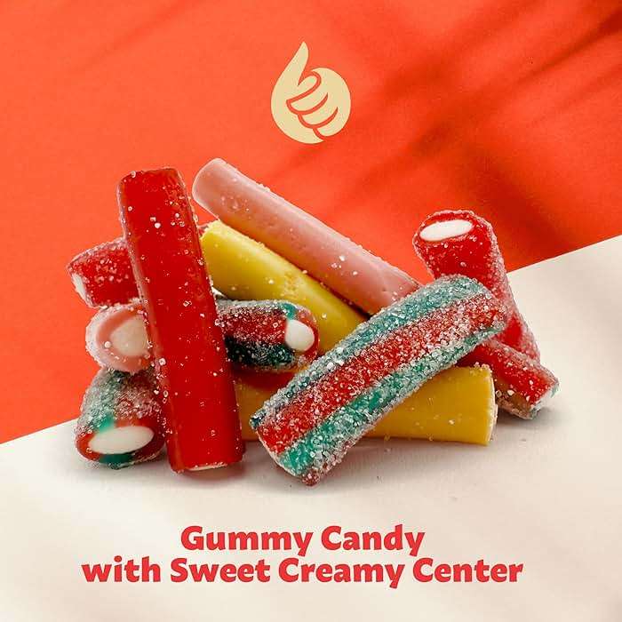 Pencil Bites Gummy Candy | 1 Pound Pack | Assorted Fruit Flavors Chewy Candies | Sweet & Sour Filled Mini Rope Candy | Bulk Gummy Candies for Parties, Snacks & Dessert Toppings - Image 3