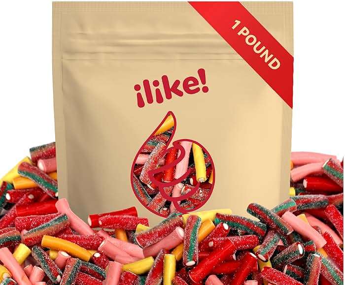 Pencil Bites Gummy Candy | 1 Pound Pack | Assorted Fruit Flavors Chewy Candies | Sweet & Sour Filled Mini Rope Candy | Bulk Gummy Candies for Parties, Snacks & Dessert Toppings - Image 4