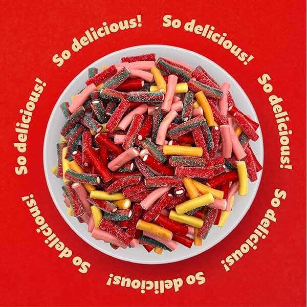 Pencil Bites Gummy Candy | 1 Pound Pack | Assorted Fruit Flavors Chewy Candies | Sweet & Sour Filled Mini Rope Candy | Bulk Gummy Candies for Parties, Snacks & Dessert Toppings - Image 6