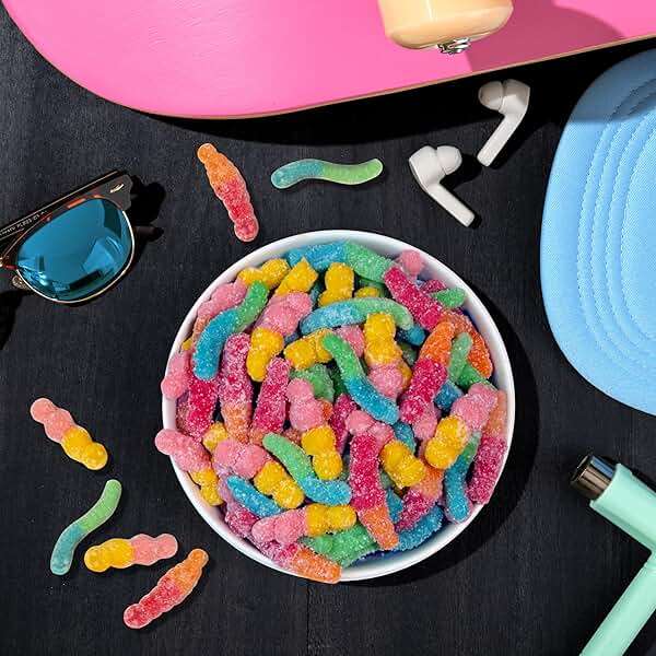 Trolli Sour Brite Squad Gummy Candy, Sour Gummy Worms, 6.3 oz (Pack of 8) - Image 7