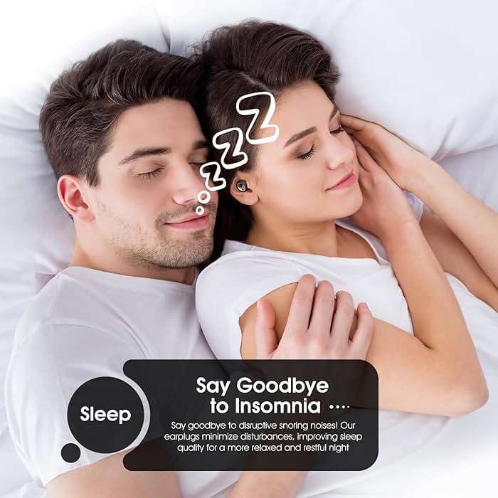 Ear Plugs for Sleeping Noise Cancelling,Soft EarPlugs for Concert,Reusable Ear Plugs for Noise Reduction with 8 EarTips,Silicone Hearing Protectio for Work and Travel(Black) - Image 6