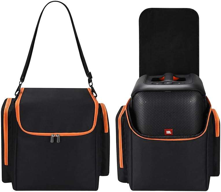 MegaDive Speaker case for JBL PartyBox Encore Essential Bluetooth Speaker,Can Storage Microphone,Party Street performance Outdoors Carrying Speaker Bag for jbl party box encore case - Image 7