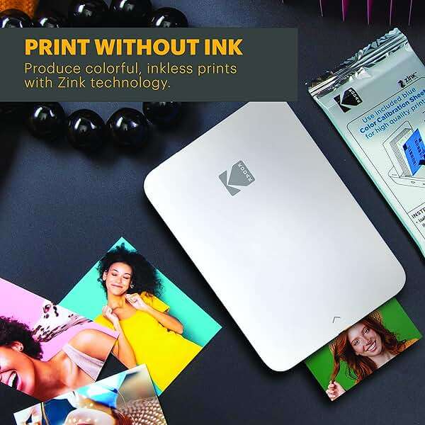 Kodak Step Instant Smartphone Photo Printer - 75 Sheets Bundle - Portable Mini Color Wireless Mobile Printer - Zink 2x3” Sticky-Back Photos - Bluetooth Compatible with Smart Devices - Fun App -Pink - Image 5
