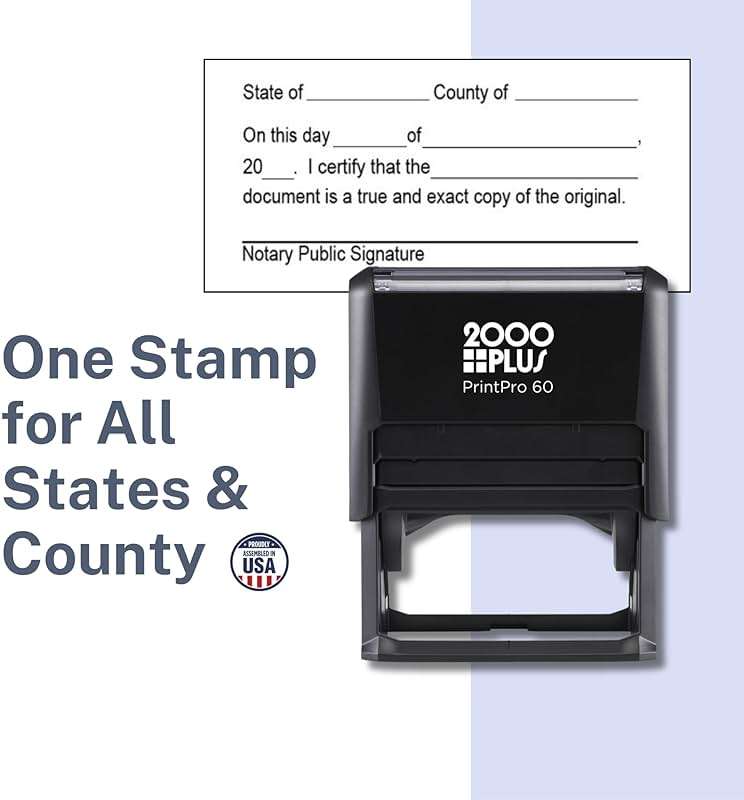 Handy Stamps Notary Certified True Copy Stamp - Professional Self-Inking Stamp for Certifying Document Copies with Crisp Impressions, Size 1 3/8" x 2 15/16", Durable and Easy to Use - Image 3