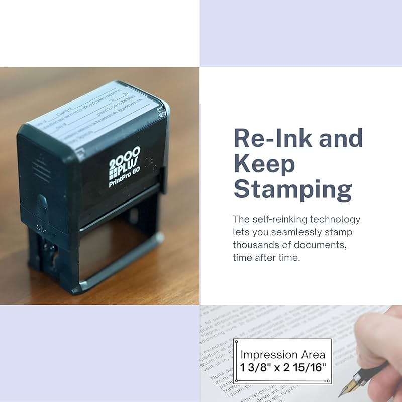Handy Stamps Notary Certified True Copy Stamp - Professional Self-Inking Stamp for Certifying Document Copies with Crisp Impressions, Size 1 3/8" x 2 15/16", Durable and Easy to Use - Image 4
