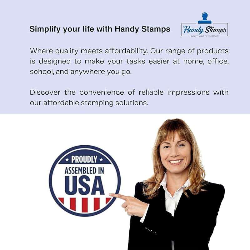 Handy Stamps Notary Certified True Copy Stamp - Professional Self-Inking Stamp for Certifying Document Copies with Crisp Impressions, Size 1 3/8" x 2 15/16", Durable and Easy to Use - Image 5
