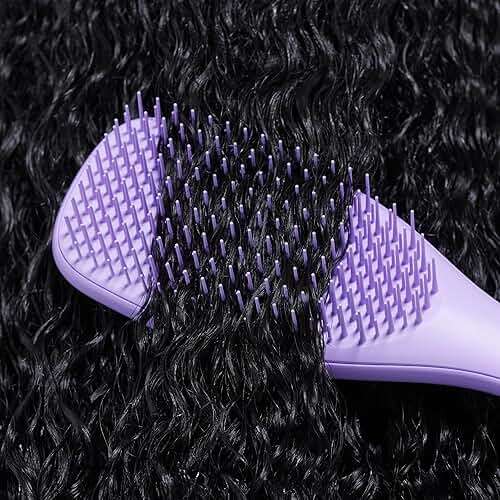 Tangle Teezer Ultimate Detangler Curly Hair Brush, Dry & Wet Hairbrush, Reduces Frizz & Breakage, for 3C to 4C Curly Hair Types, Aqua Green - Image 9