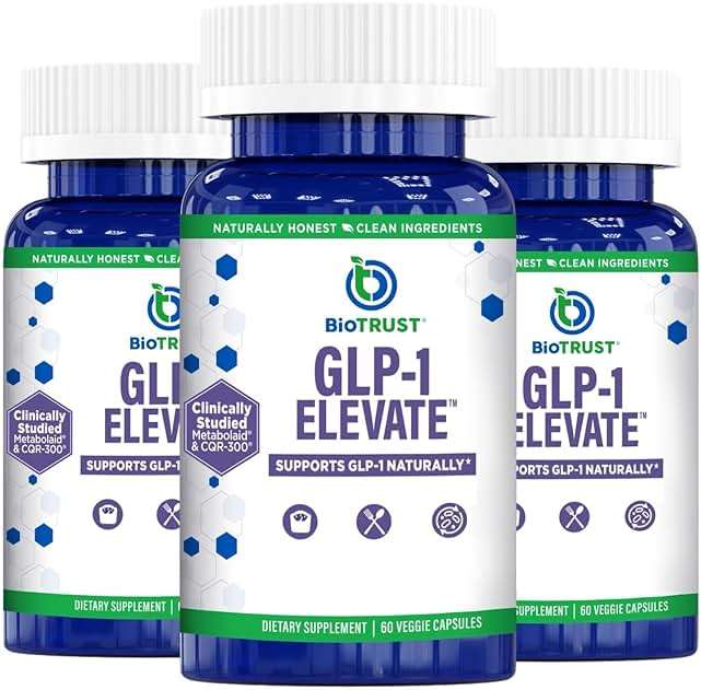 GLP1 Elevate™ - GLP-1 Booster Supplement | Curb Cravings & Support Metabolic Health | Increase Natural Production with Clinically Studied Ingredients | 90 Servings - Image 1