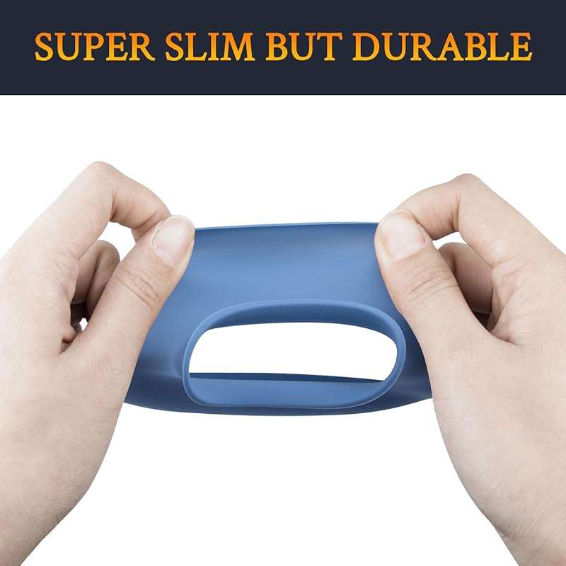 SOULWIT Silicone Ear Pads Cover Protector for Bose QuietComfort QC15 QC25 QC2 QC35 QC45/Ae2 Ae2i Ae2w/SoundTrue & SoundLink AE Headphones Cushions, Sweatproof, Easily Washable - Blue Dusk - Image 5