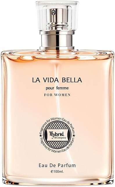 Hybrid & Company La Vida Bella Perfume for Women – Graceful Natural Spray with a Sophisticated Aroma, 3.4 Fl Oz - Image 1