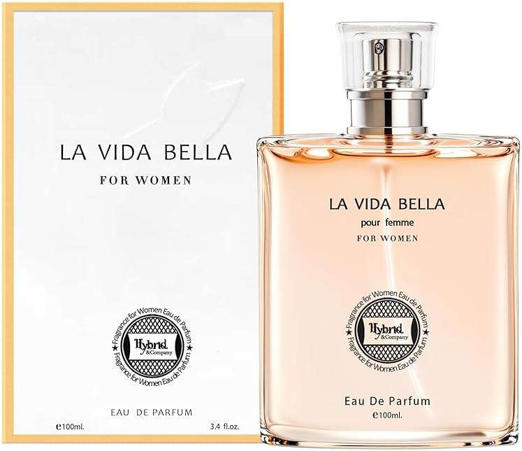 Hybrid & Company La Vida Bella Perfume for Women – Graceful Natural Spray with a Sophisticated Aroma, 3.4 Fl Oz - Image 3