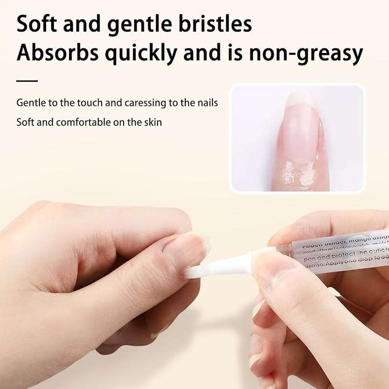 AOBOO Cuticle Oil Pen for Nails Care,Nail Oil For Strength,Nourish Moisten Care Nail Cream To Reduce Nail Cracking and Dry for Weak Peeling Brittle and Thin Nails - Image 2