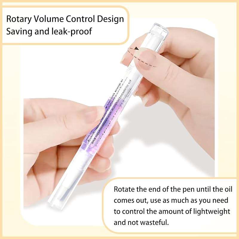 AOBOO Cuticle Oil Pen for Nails Care,Nail Oil For Strength,Nourish Moisten Care Nail Cream To Reduce Nail Cracking and Dry for Weak Peeling Brittle and Thin Nails - Image 3
