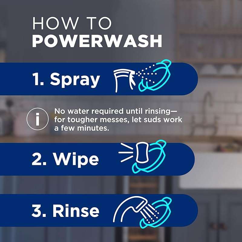 Dawn Powerwash Spray Refill, Dish Soap, Dishwashing Liquid, Free & Clear, 2 Refills, 43 Fl Oz - Image 7