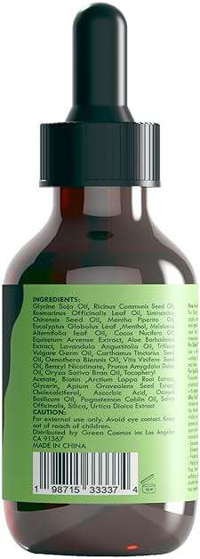 Rosemary Oil for Thinning Hair – Boosts Circulation, Relieves Itchy & Dry Scalp, Strengthens Hair & Eyebrow & Eyelash Health – Suitable for Men & Women, All Hair Types (60ml/2oz) (Pack of 1) - Image 2