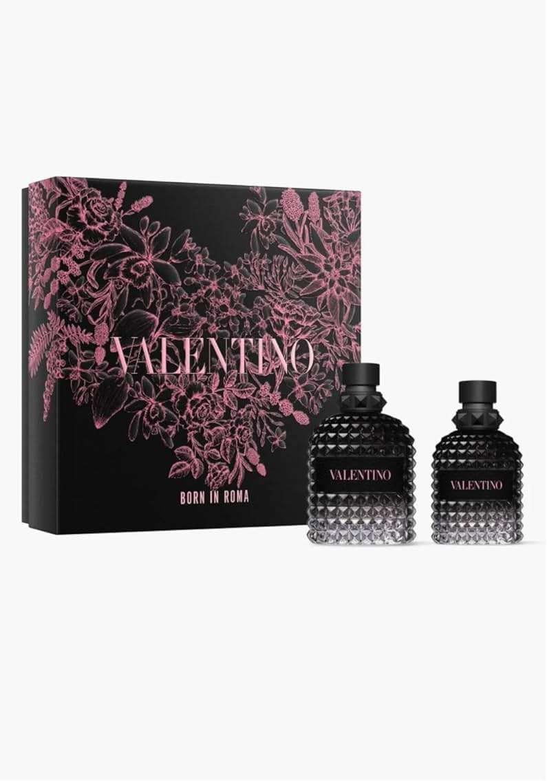 Valentino Born in Roma Men's Eau de Toilette Spray Gift Set, 3.4 fl. oz and 1.7 fl. oz 2024 - Image 1