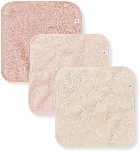 Burt's Bees Baby Washcloths for Infants, 100% Organic Cotton, Soft and Absorbent Knit Terry Face Towel, 9 x 9 in, 3-Pack - Image 1
