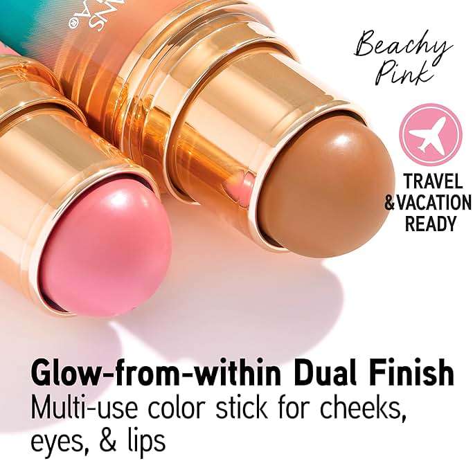 Physicians Formula Butter Glow & Go Multiuse Stick, Ultra-Creamy Radiant Finish Formula with Murumuru Butter, Vegan & Cruelty-Free- Beachy Pink - Image 2
