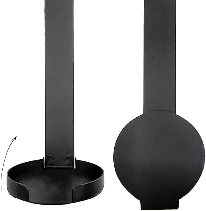 AimtoHome Black Wall Candle Sconces Set of 2, Cast Iron Wall Mounted Candle Holders, Multi-Purpose Farmhouse & Minimalist Modern Decor for Living Room, Hallway - Image 4