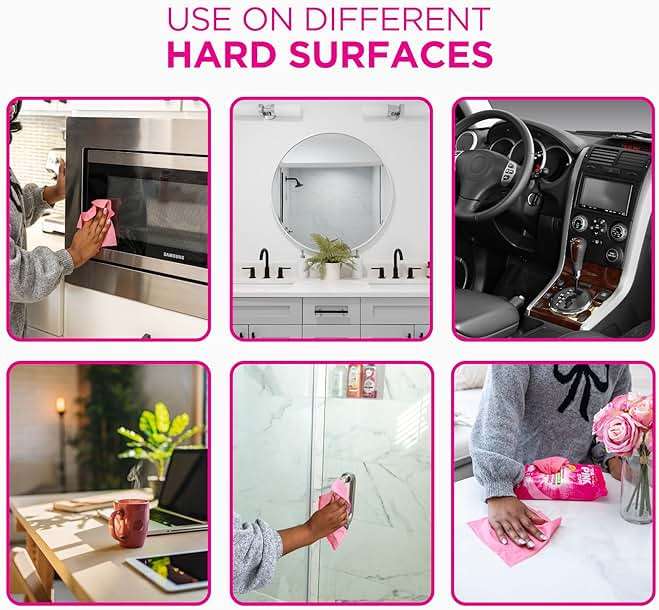 Stardrops The Pink Stuff Miracle Multi-Purpose Cleaning Wipes – 216 Count – Tough on Grease, Grime, and Dirt – All-Purpose Cleaner for Kitchen, Bathroom, and More - Image 5