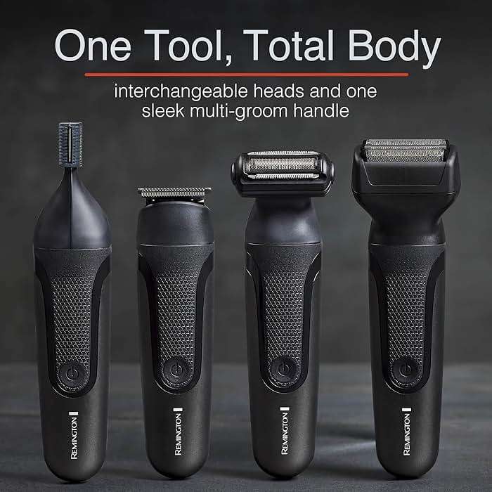 Remington ONE Shave & Groom Multi-Tool Electric Razor for Men, Foil Shaver with 4 Full-Size Attachments & 5 Adjustable Combs for Beard, Face & Body Grooming - Image 2