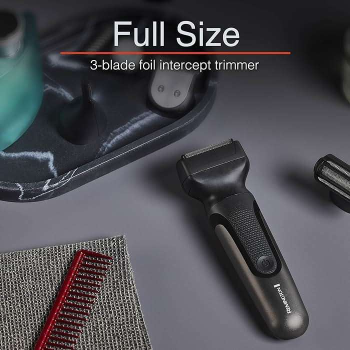 Remington ONE Shave & Groom Multi-Tool Electric Razor for Men, Foil Shaver with 4 Full-Size Attachments & 5 Adjustable Combs for Beard, Face & Body Grooming - Image 4