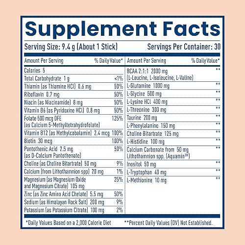NativePath Hydrate Electrolyte Stick Packs – Zero Sugar Drink Mix with 2,000mg BCAAs, 14 Vitamins & Minerals – Peach Mango Keto Hydration, 30 Single-Serve Packets - Image 2