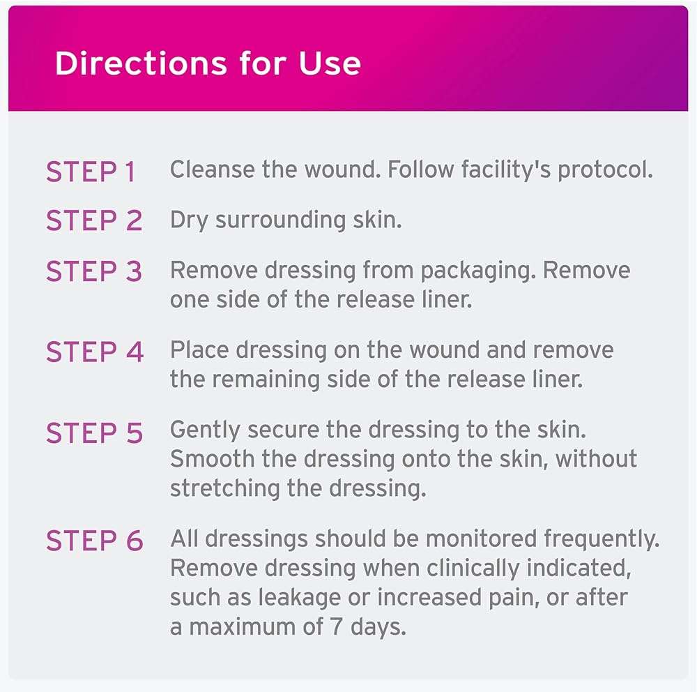 Rencura® Silicone Bordered Foam Dressing, 3" x 3" | Sterile, Breathable & Highly Absorbent | Gentle Adhesive for Sensitive Skin | 10 Pack for Advanced Wound Care| Ideal for Wound Care & Post-Op Use - Image 8