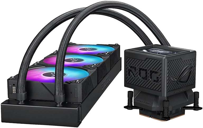 ASUS ROG RYUJIN III 360 ARGB Extreme All-in-one AIO CPU Liquid Cooler, AMD Ryzen 9000 & Intel Core Ultra Ready, Asetek Gen8 V2 Pump high Airflow Magnetic Fans; Customizable 3.5" LCD, 6 Year Warranty - Image 18
