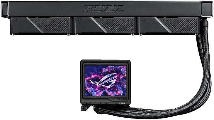 ASUS ROG RYUJIN III 360 ARGB Extreme All-in-one AIO CPU Liquid Cooler, AMD Ryzen 9000 & Intel Core Ultra Ready, Asetek Gen8 V2 Pump high Airflow Magnetic Fans; Customizable 3.5" LCD, 6 Year Warranty - Image 28