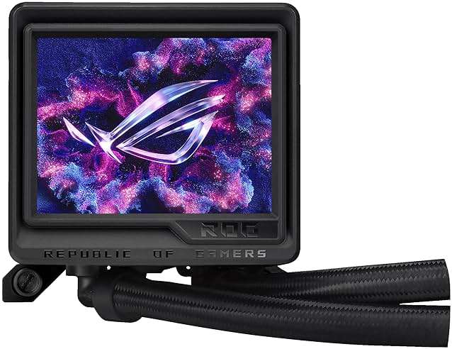 ASUS ROG RYUJIN III 360 ARGB Extreme All-in-one AIO CPU Liquid Cooler, AMD Ryzen 9000 & Intel Core Ultra Ready, Asetek Gen8 V2 Pump high Airflow Magnetic Fans; Customizable 3.5" LCD, 6 Year Warranty - Image 9