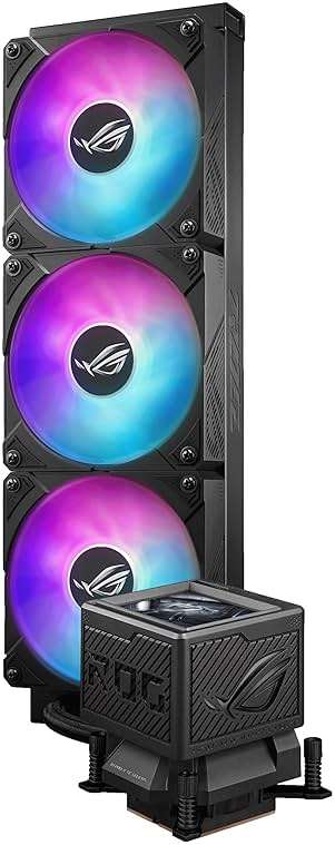 ASUS ROG RYUJIN III 360 ARGB Extreme All-in-one AIO CPU Liquid Cooler, AMD Ryzen 9000 & Intel Core Ultra Ready, Asetek Gen8 V2 Pump high Airflow Magnetic Fans; Customizable 3.5" LCD, 6 Year Warranty - Image 10