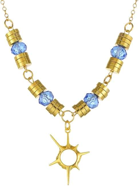 BOTVUG Viktor Necklace Inspired Corrupted Hexcore Necklace Lolite Hematite Merch Jewelry Fans Gifts - Image 1