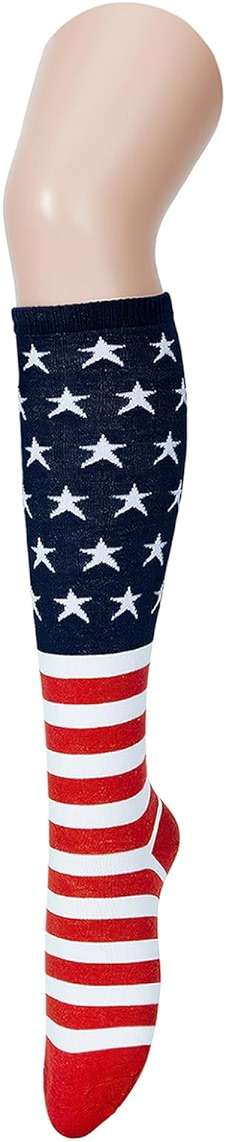 American Trends Women's Knee High Socks, Novelty Holiday Printed Tall Tube Socks, Casual & Party Athletic Sports Stockings - Image 5