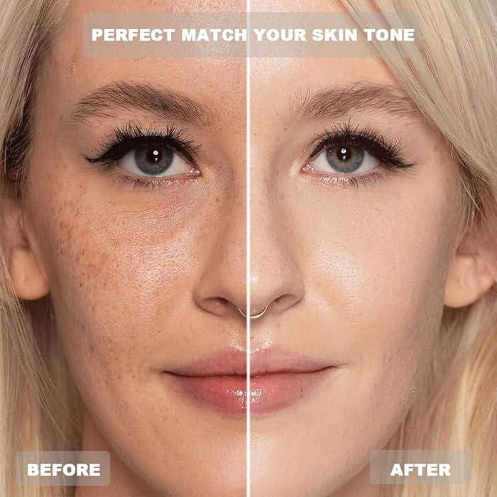 Foundation 4 in 1 - Color Changing Foundation, Medium Spectrum with SPF 50, Hypoallergenic Hydrating Liquid Concealer, Long-lasting & Waterproof Natural Finish - 1.0 fl oz - Image 3