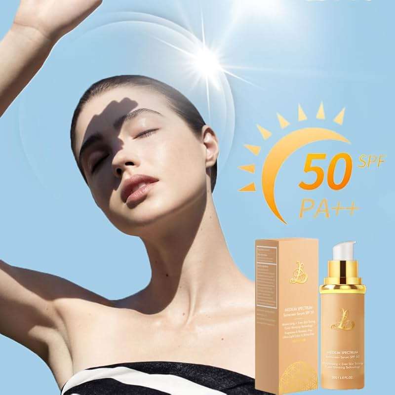 Foundation 4 in 1 - Color Changing Foundation, Medium Spectrum with SPF 50, Hypoallergenic Hydrating Liquid Concealer, Long-lasting & Waterproof Natural Finish - 1.0 fl oz - Image 5