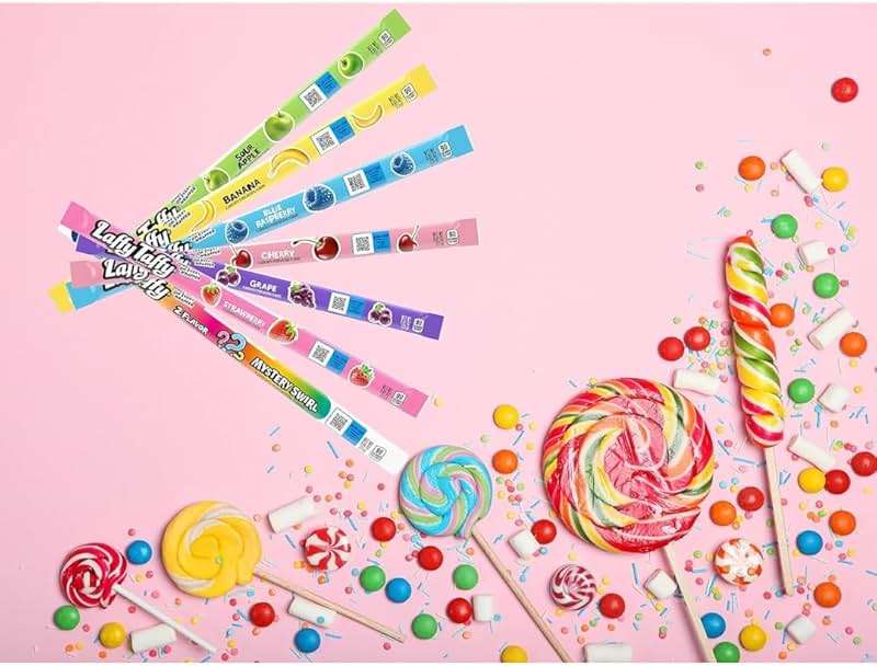 Variety Pack Taffy Ropes - 3 Each of 7 Flavors, Individually Wrapped Candy, 0.81 oz Per Rope, 21 Pack for Snacking, Gifting, or Sharing, Chewy and Fun Treats for All Ages - Image 2