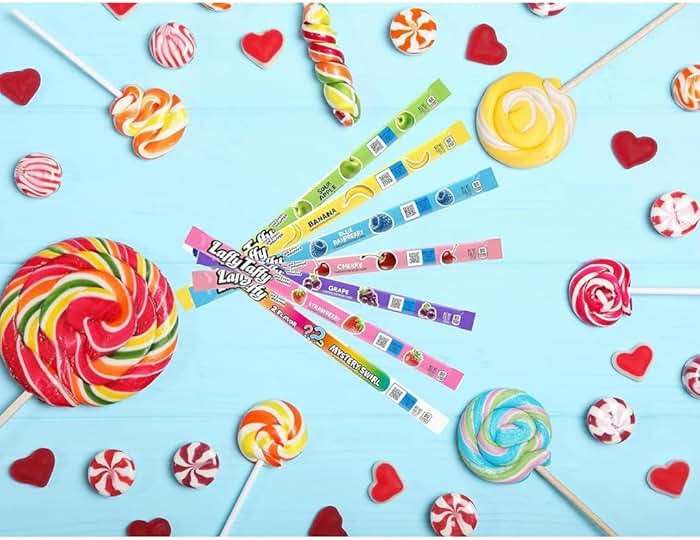 Variety Pack Taffy Ropes - 3 Each of 7 Flavors, Individually Wrapped Candy, 0.81 oz Per Rope, 21 Pack for Snacking, Gifting, or Sharing, Chewy and Fun Treats for All Ages - Image 3