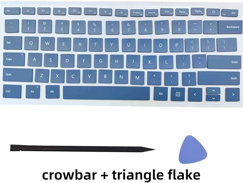 Replacement Keycap Keys,US Layout Key caps and Tool Compatible for Surface Laptop 3/4/5/6 13.5/15inch 1867 1868 1872 1873 1950 1951 1952 1953 Keyboard (Baby Blue) - Image 2