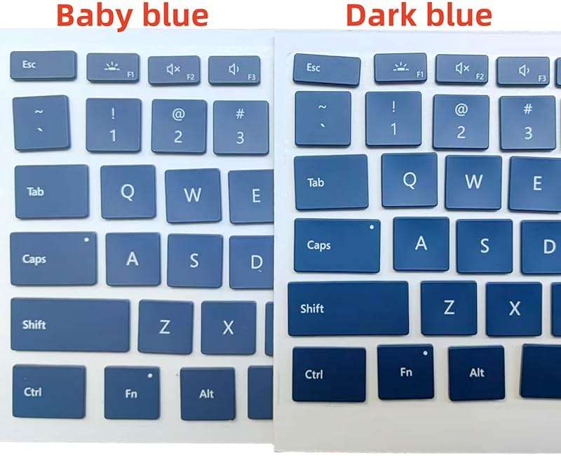 Replacement Keycap Keys,US Layout Key caps and Tool Compatible for Surface Laptop 3/4/5/6 13.5/15inch 1867 1868 1872 1873 1950 1951 1952 1953 Keyboard (Baby Blue) - Image 4