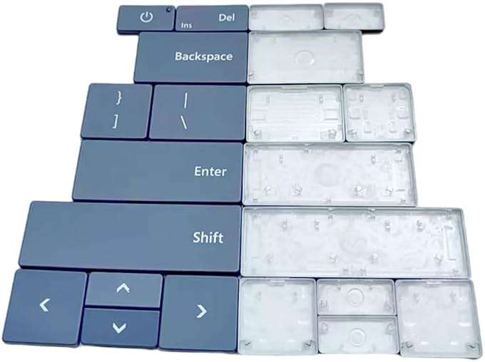 Replacement Keycap Keys,US Layout Key caps and Tool Compatible for Surface Laptop 3/4/5/6 13.5/15inch 1867 1868 1872 1873 1950 1951 1952 1953 Keyboard (Baby Blue) - Image 6